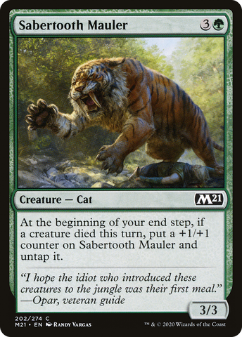{C} Sabertooth Mauler [Core Set 2021][M21 202]