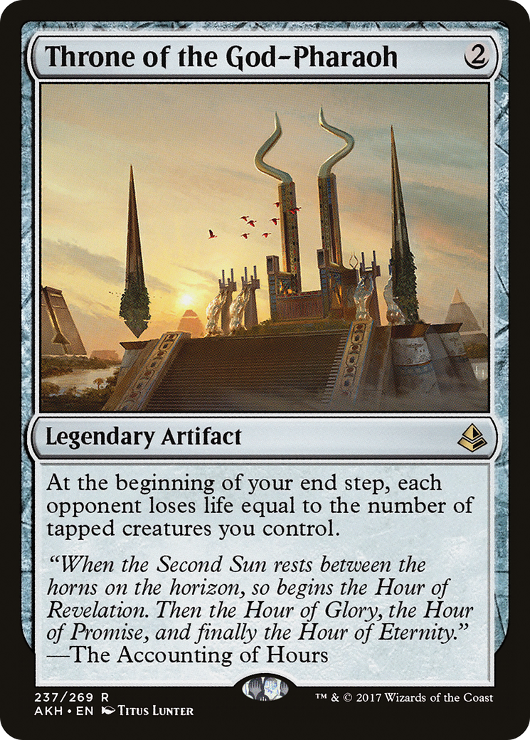 {R} Throne of the God-Pharaoh [Amonkhet][AKH 237] - Misty Mountain Games