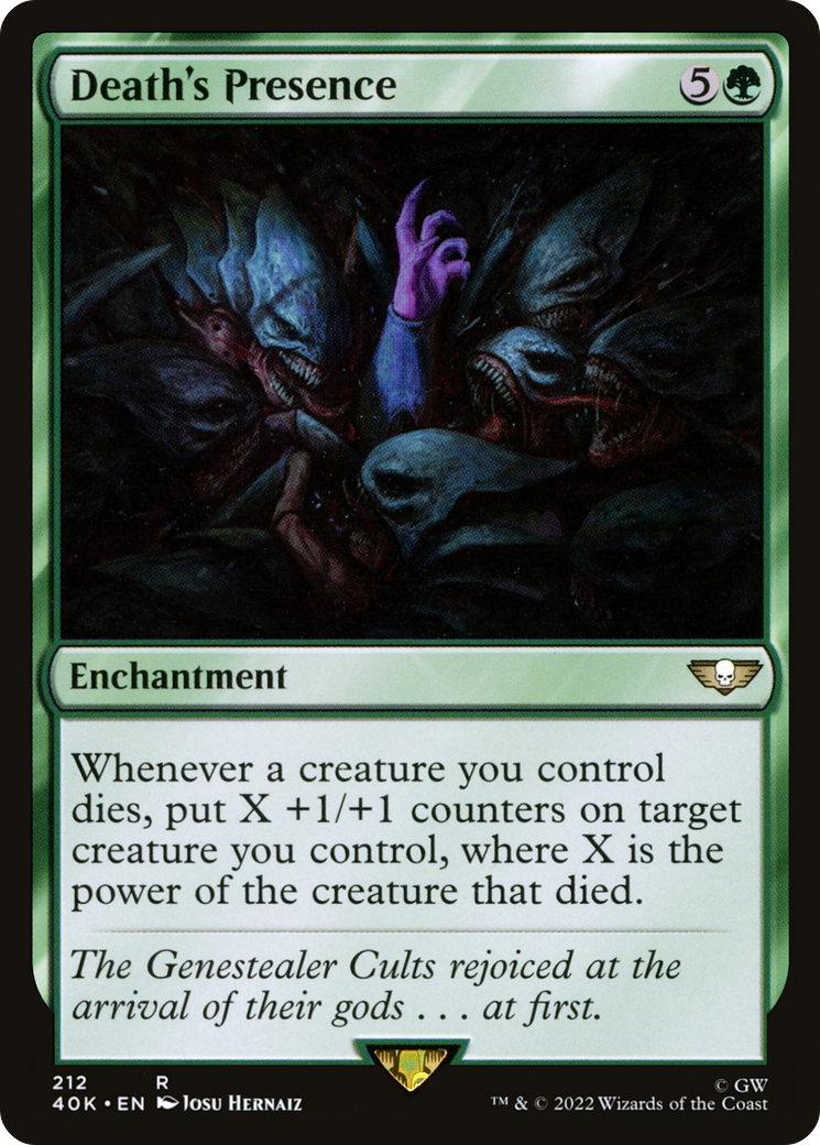 {R} Death's Presence [Universes Beyond: Warhammer 40,000][40K 212]