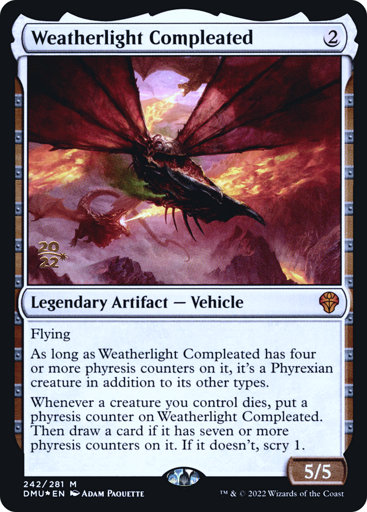 {R} Weatherlight Compleated [Dominaria United Prerelease Promos][PR DMU 242]