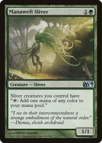 {C} Manaweft Sliver [Magic 2014][M14 184]