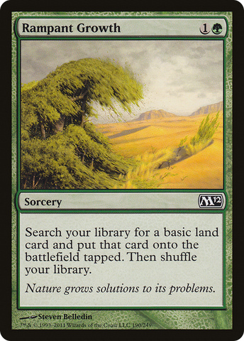 {C} Rampant Growth [Magic 2012][M12 190]