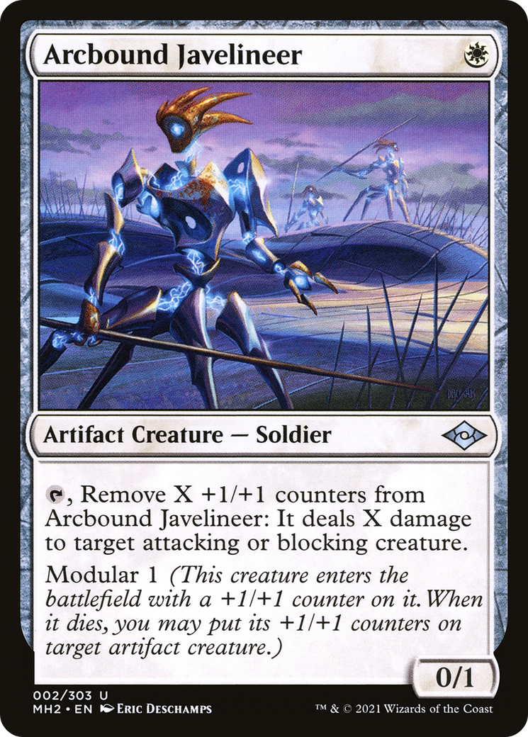 {C} Arcbound Javelineer (Foil) [Modern Horizons 2] [MH2 002]