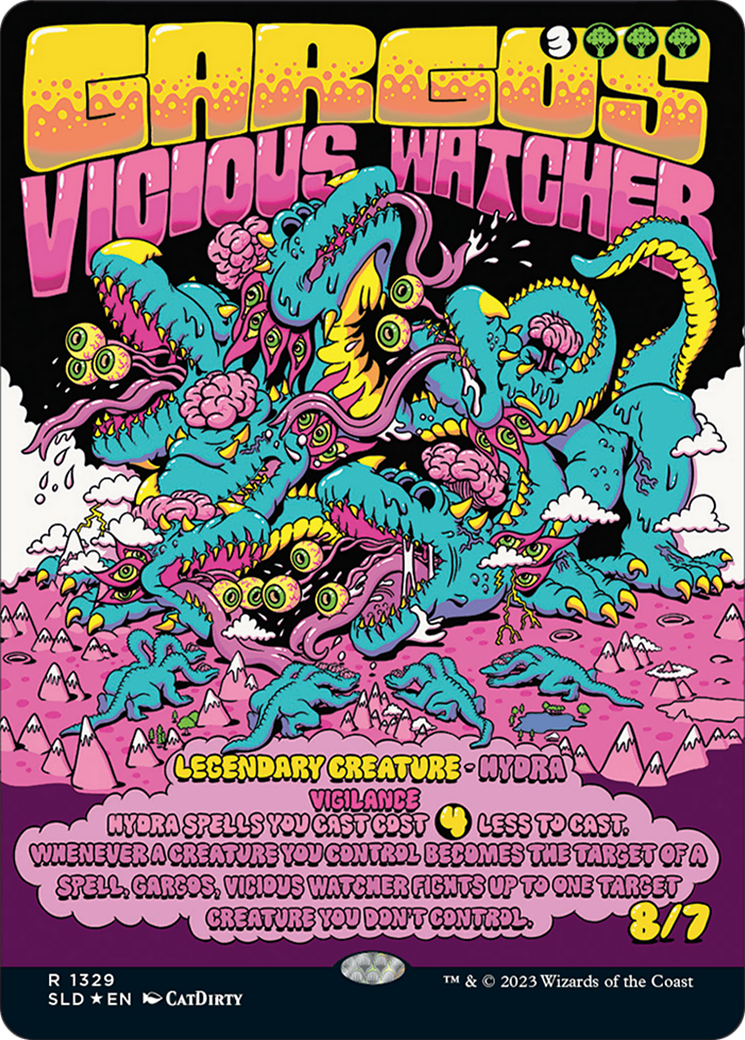{R} Gargos, Vicious Watcher [Secret Lair Drop Series][SLD 1329]