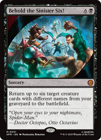 {@@ SPM R} Behold the Sinister Six! [Marvel's Spider-Man] [SPM 051]