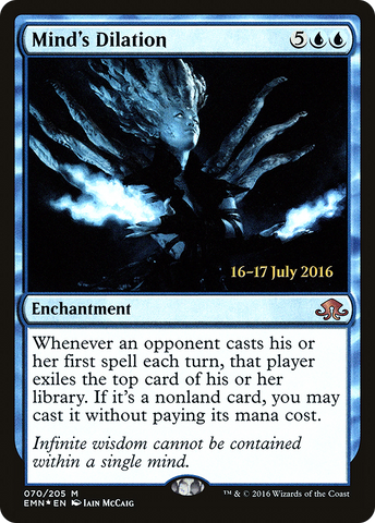 {R} Mind's Dilation [Eldritch Moon Prerelease Promos][PR EMN 070]