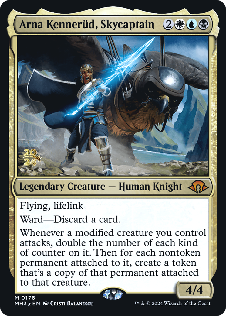 {R} Arna Kennerud, Skycaptain [Modern Horizons 3 Prerelese Promos][PR PMH3 178]