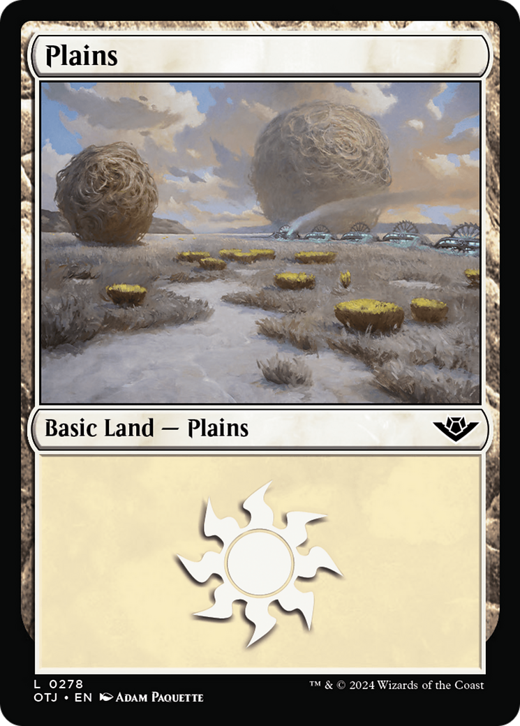 {B}[OTJ 278] Plains (0278) [Outlaws of Thunder Junction]