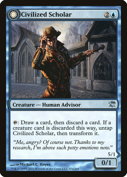 {C} Civilized Scholar // Homicidal Brute [Innistrad][ISD 047]