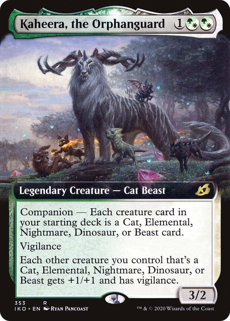 {R} Kaheera, the Orphanguard (Extended Art) [Ikoria: Lair of Behemoths][IKO 353]