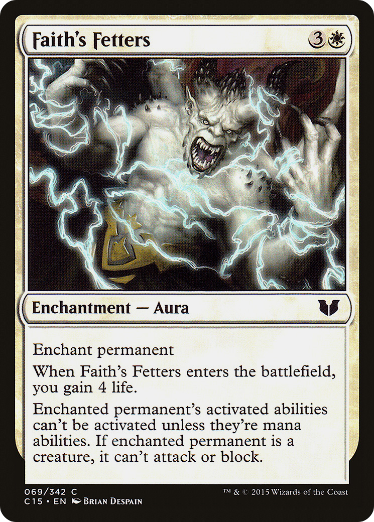 {C} Faith's Fetters [Commander 2015][C15 069]