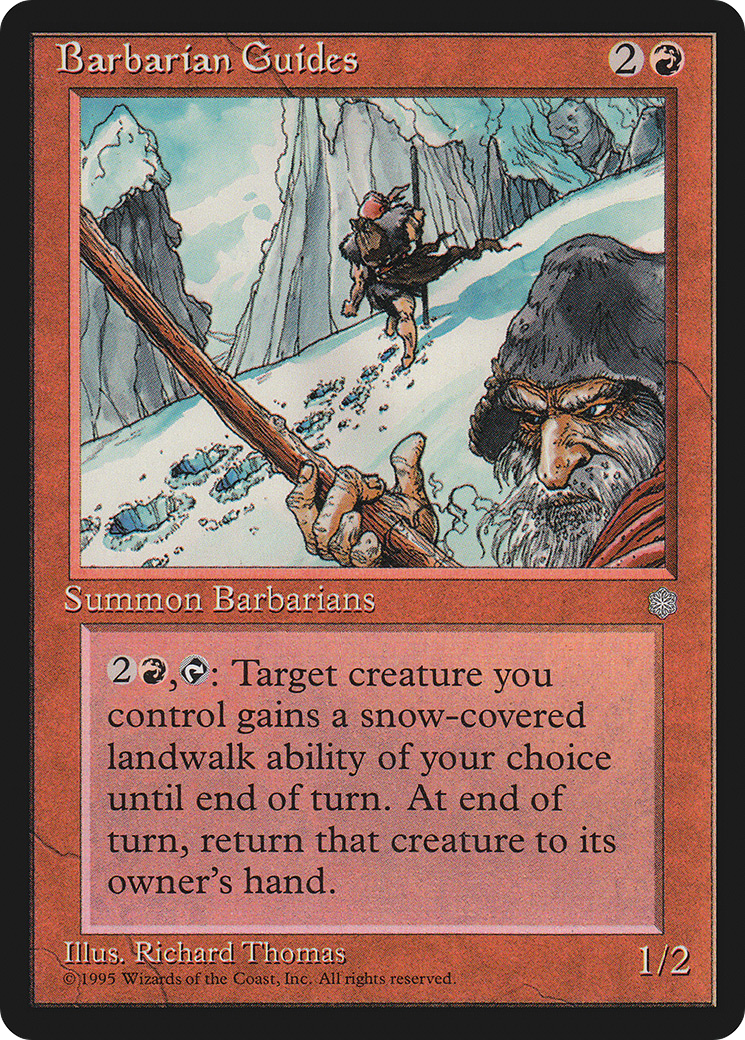 {C} Barbarian Guides [Ice Age][ICE 174]