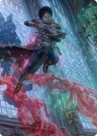 {A} Kaya, Geist Hunter Art Card [Innistrad: Crimson Vow Art Series][AVOW 003]