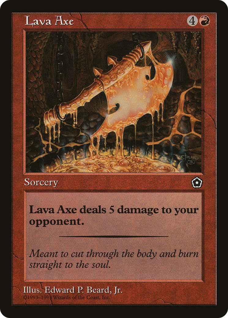 {C} Lava Axe [Portal Second Age][PO2 107]