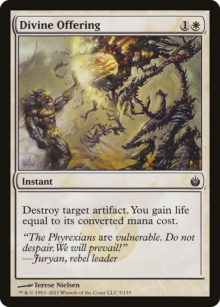 {C} Divine Offering [Mirrodin Besieged][MBS 005]