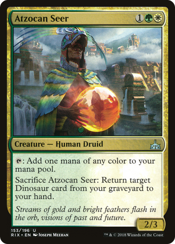 {C} Atzocan Seer [Rivals of Ixalan][RIX 153]