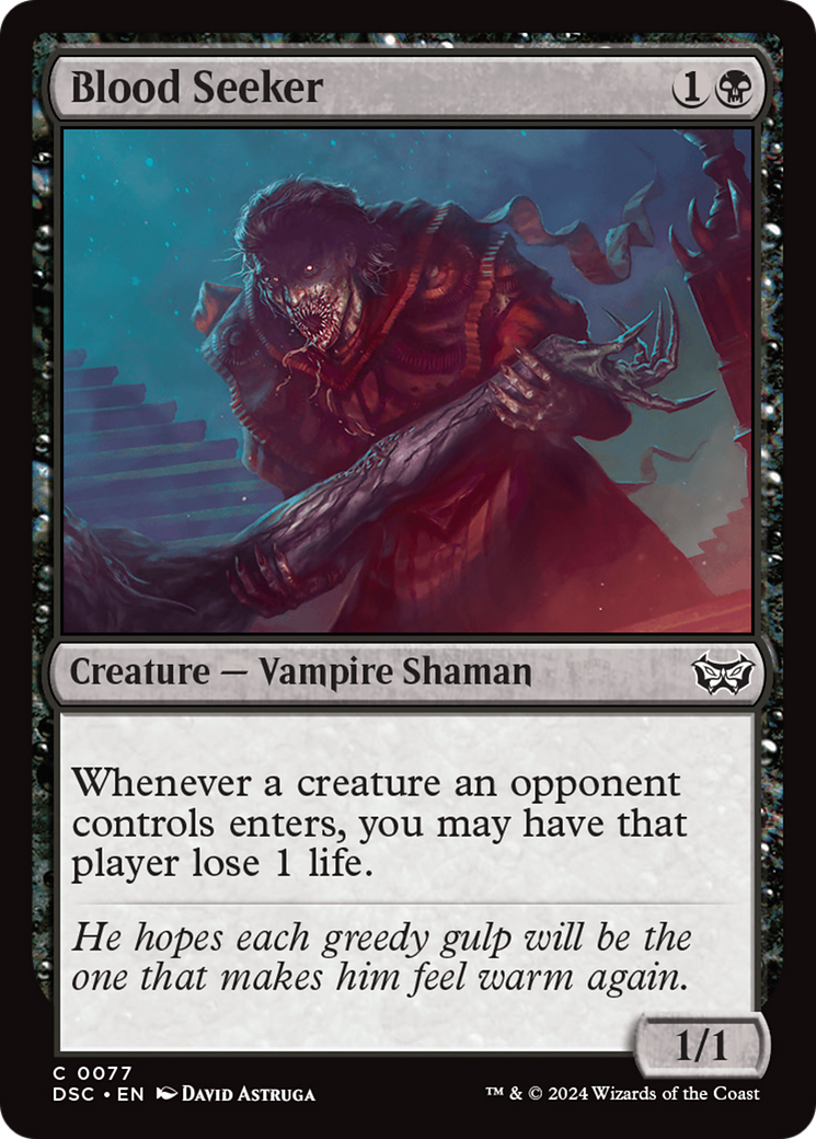 {C} Blood Seeker [Duskmourn: House of Horror Commander][DSC 077]