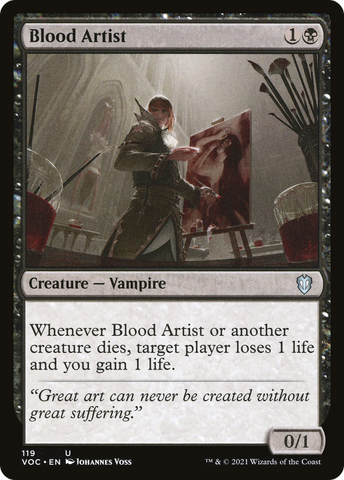 {C} Blood Artist [Innistrad: Crimson Vow Commander][VOC 119]