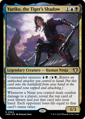 {R} Yuriko, the Tiger's Shadow [Commander Masters][CMM 364]
