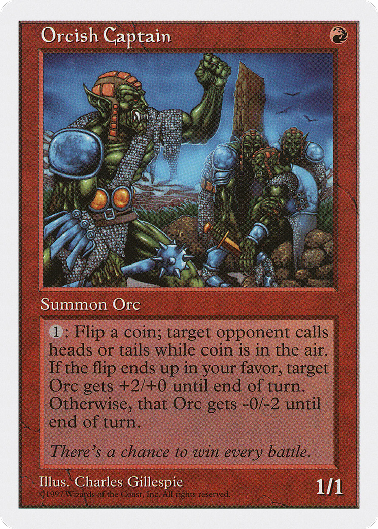 {C} Orcish Captain [Fifth Edition][5ED 254]