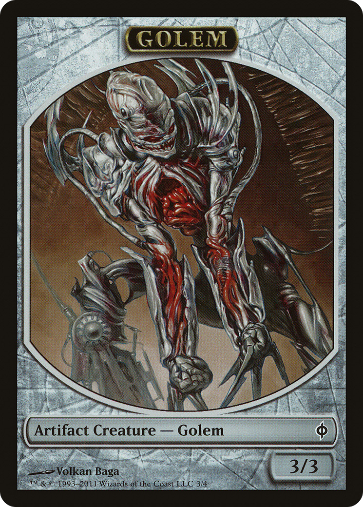 {T} Golem Token [New Phyrexia Tokens][TNPH 003]