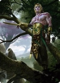 {A} Tyvar Kell Art Card [Kaldheim Art Series][AKHM 053]