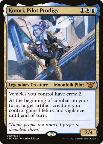 {R} Kotori, Pilot Prodigy [Kamigawa: Neon Dynasty Commander][NEC 002]