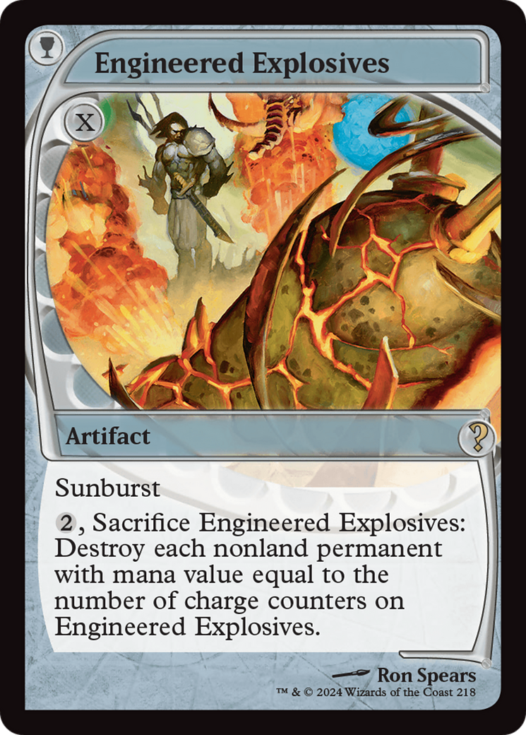 {R} Engineered Explosives (Future Sight) [Mystery Booster 2][MB2 218]