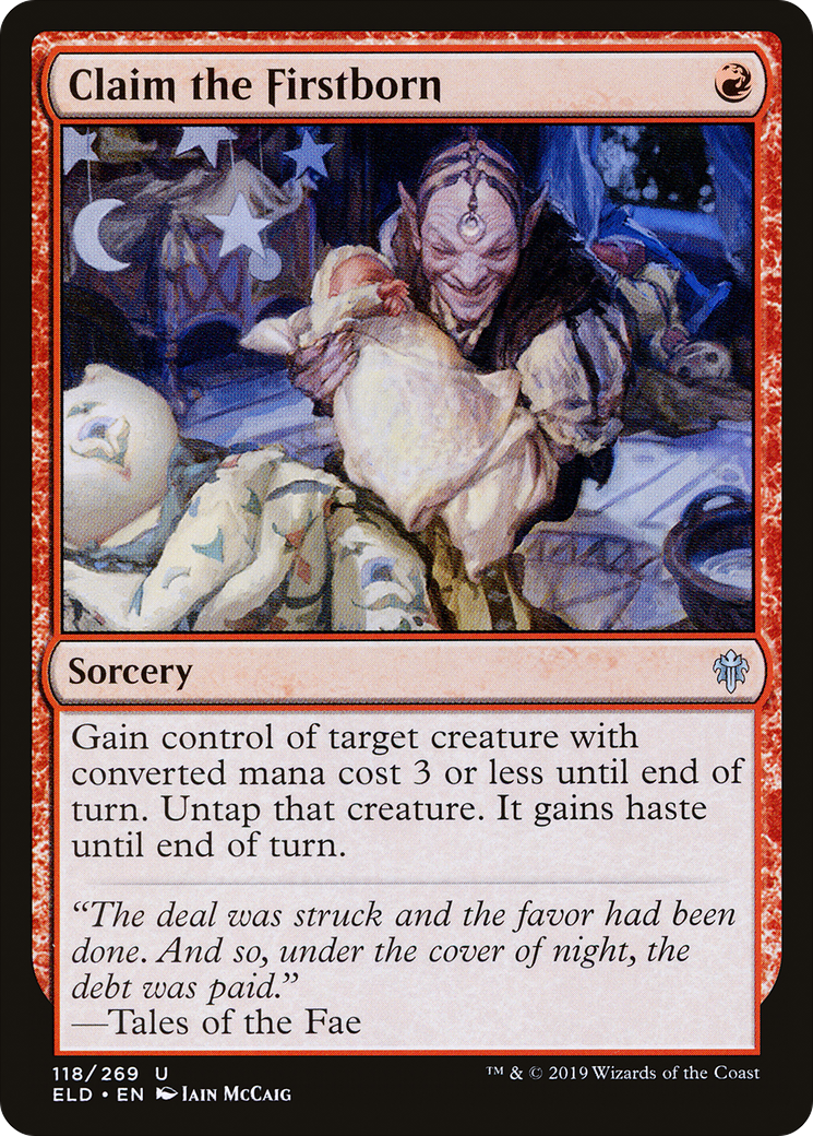 {C} Claim the Firstborn [Throne of Eldraine][ELD 118]
