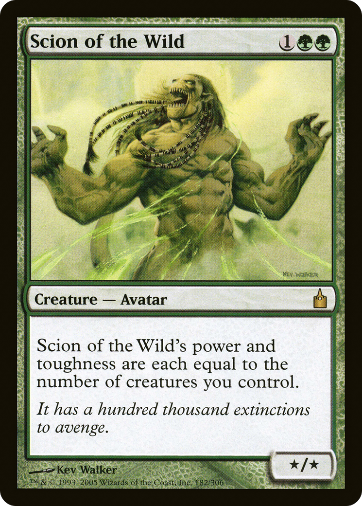 {R} Scion of the Wild [Ravnica: City of Guilds][RAV 182]