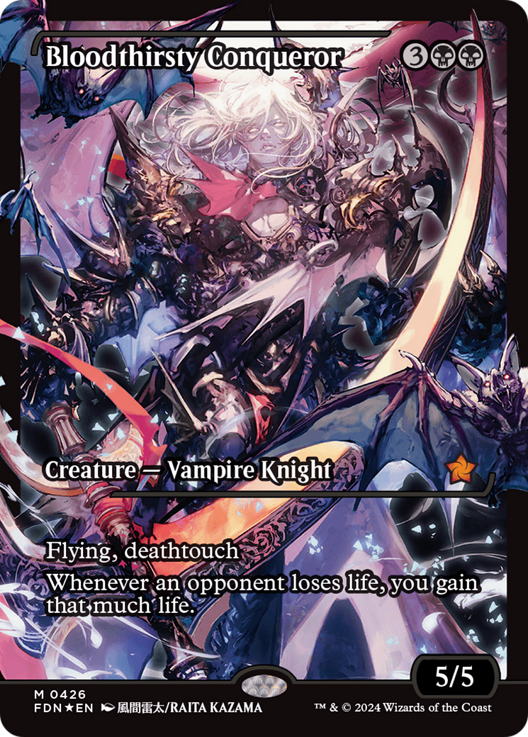 {@R} Bloodthirsty Conqueror (Showcase) (Japanese) [Foundations][JP FDN 426]