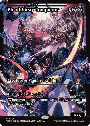 {@R} Bloodthirsty Conqueror (Showcase) (Japanese) [Foundations][JP FDN 426]