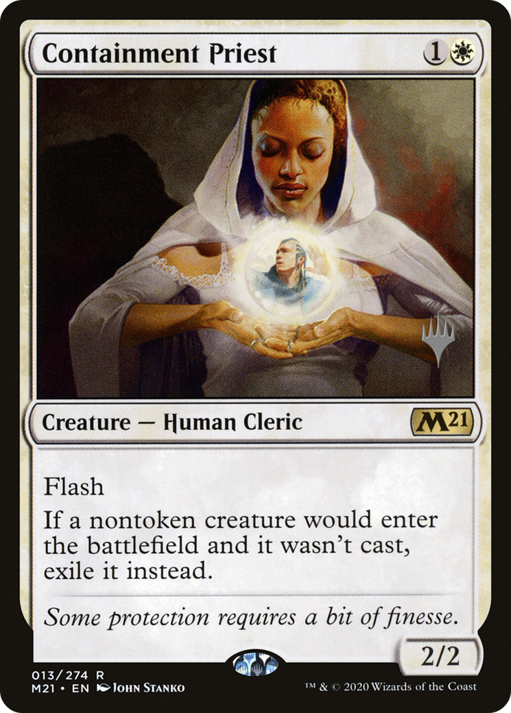 {R} Containment Priest (Promo Pack) [Core Set 2021 Promos][PP M21 013]