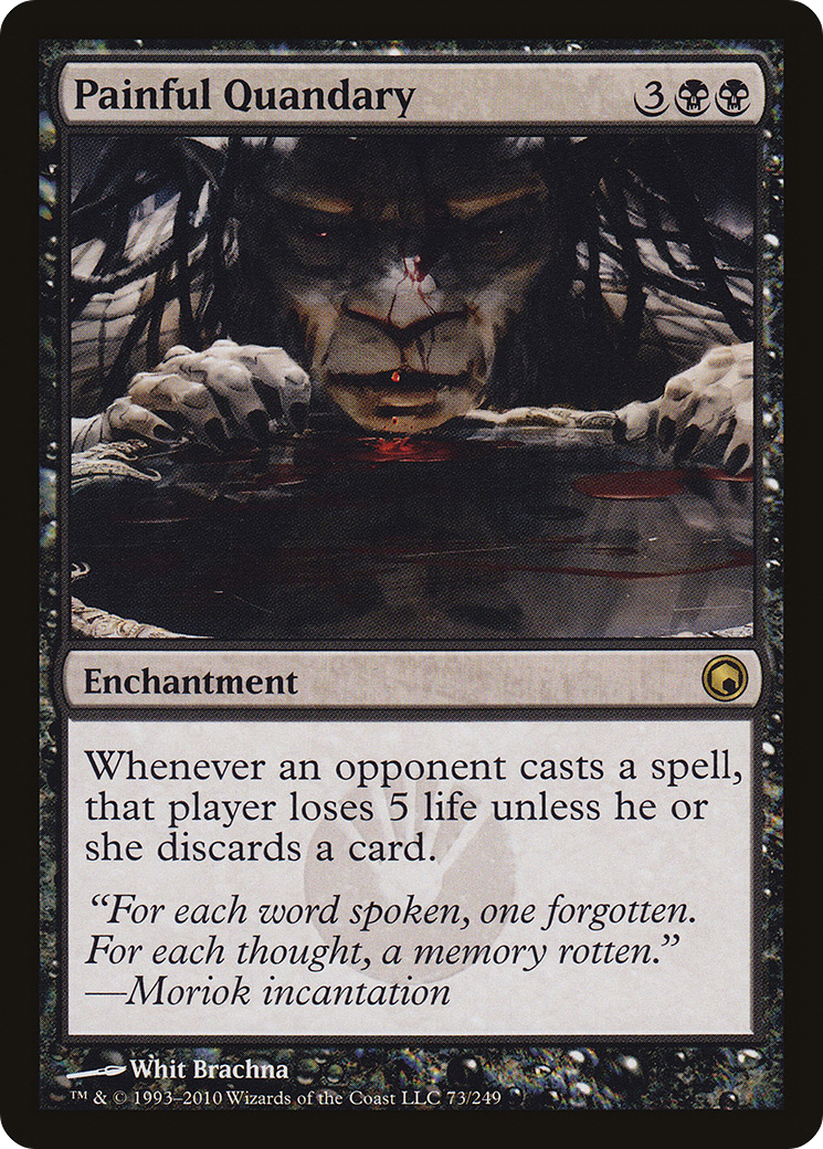 {R} Painful Quandary [Scars of Mirrodin][SOM 073]