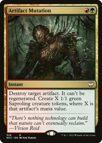 {R} Artifact Mutation [Streets of New Capenna Commander][NCC 326]