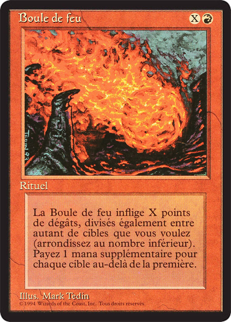 {F} Fireball [Foreign Black Border][FBB 3ED 150] - Misty Mountain Games
