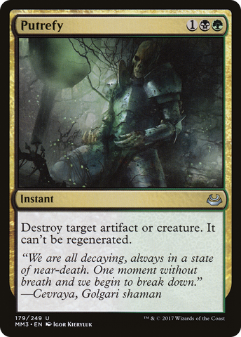 {C} Putrefy [Modern Masters 2017][MM3 179]