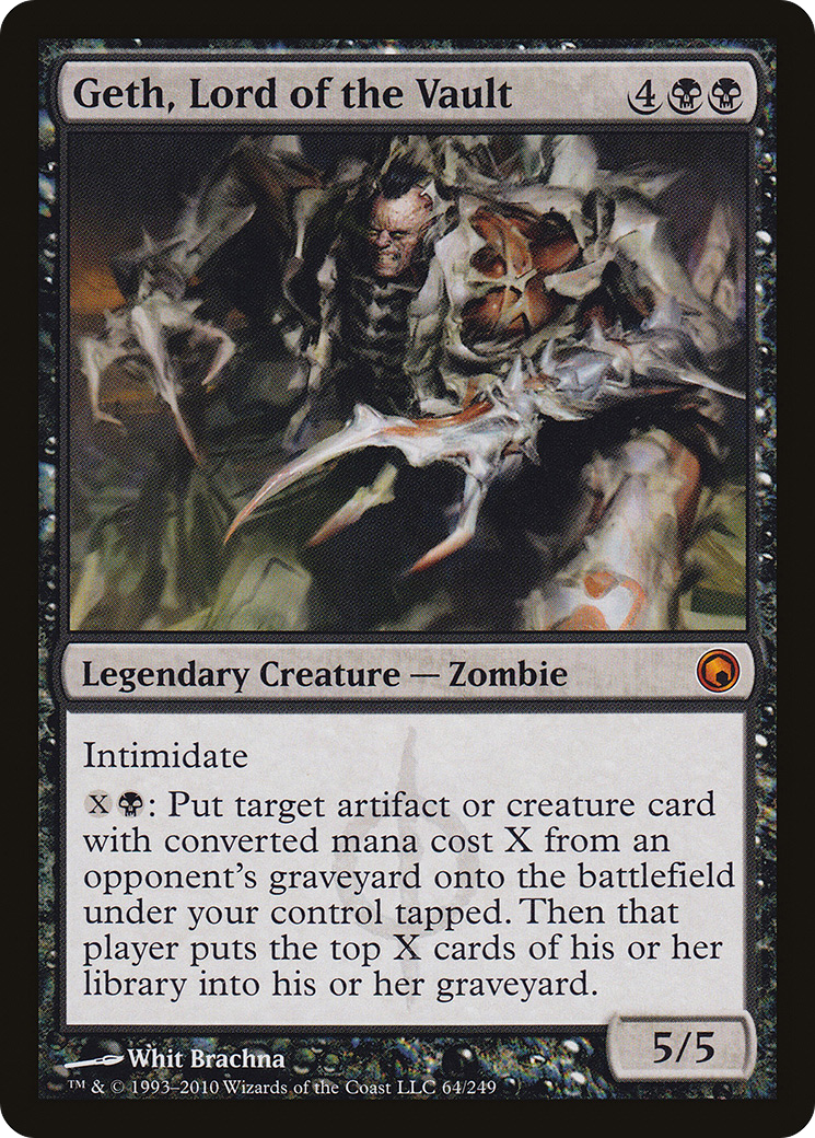 {R} Geth, Lord of the Vault [Scars of Mirrodin][SOM 064]
