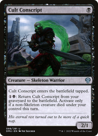 {C} Cult Conscript [Dominaria United][DMU 088]