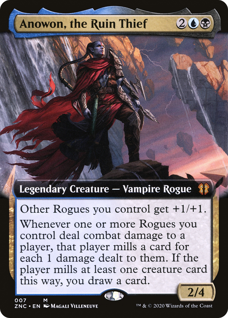 {R} Anowon, the Ruin Thief (Extended Art) [Zendikar Rising Commander][ZNC 007]