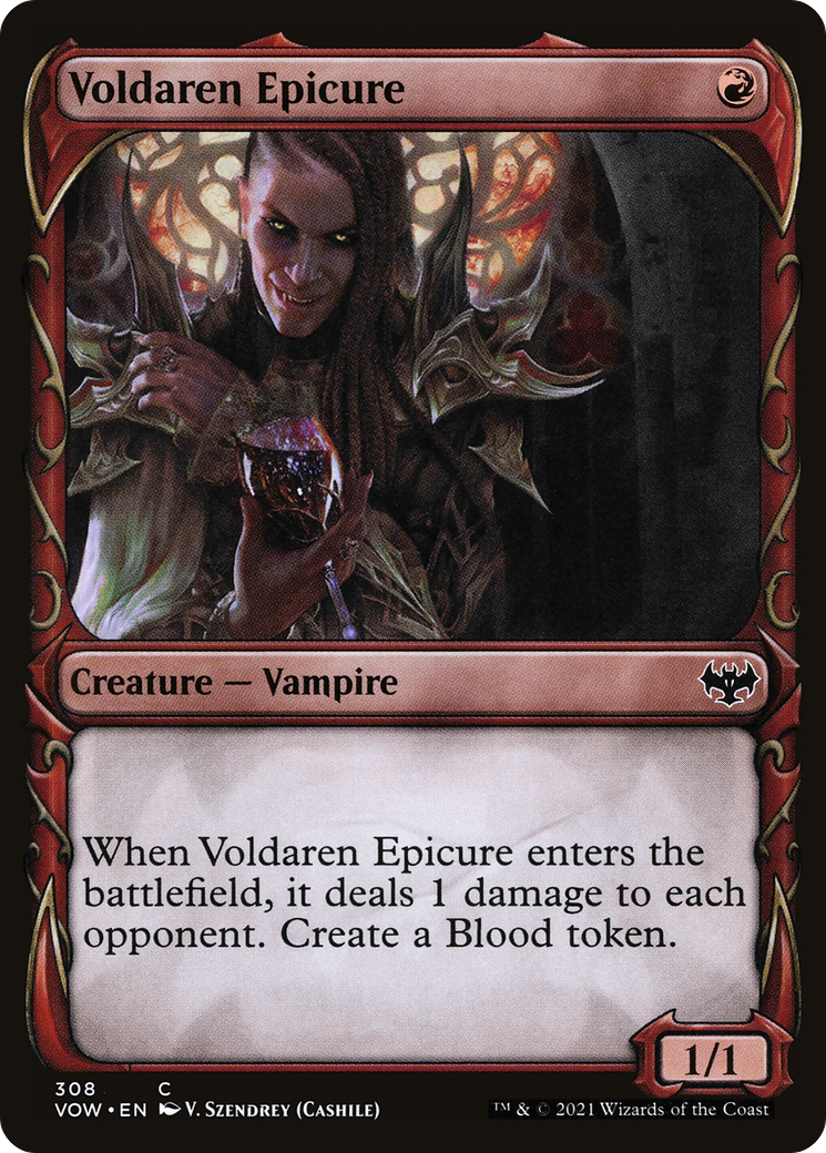{C} Voldaren Epicure (Showcase Fang Frame) [Innistrad: Crimson Vow][VOW 308]