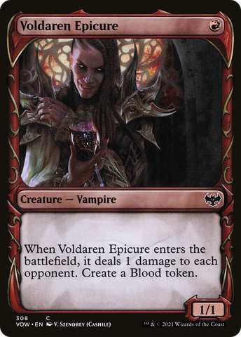 {C} Voldaren Epicure (Showcase Fang Frame) [Innistrad: Crimson Vow][VOW 308]