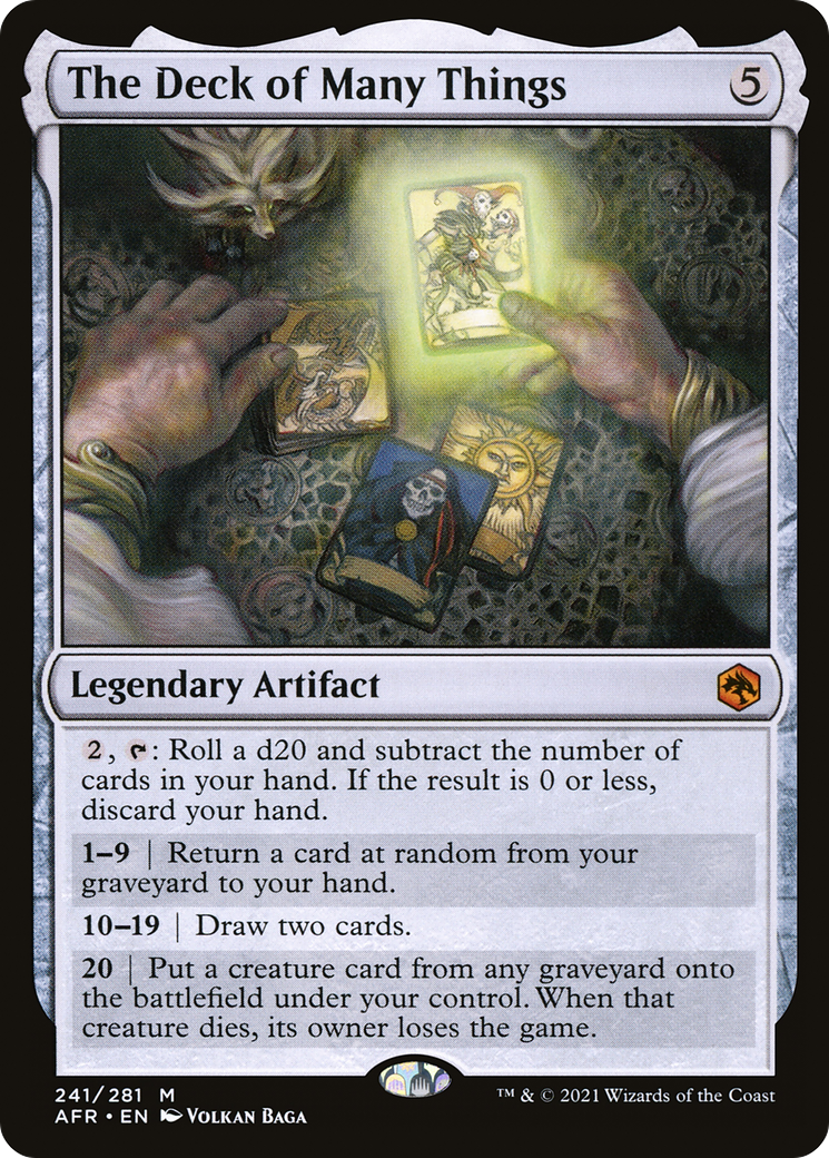 {R} The Deck of Many Things [Dungeons & Dragons: Adventures in the Forgotten Realms][AFR 241]