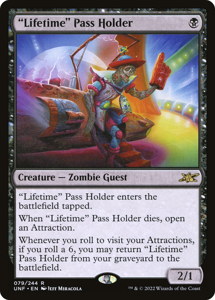 {R} "Lifetime" Pass Holder [Unfinity][UNF 079]