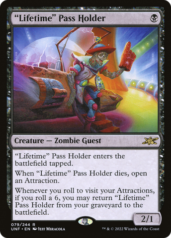 {R} "Lifetime" Pass Holder [Unfinity][UNF 079]