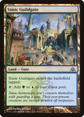 {C} Simic Guildgate [Dragon's Maze][DGM 156]