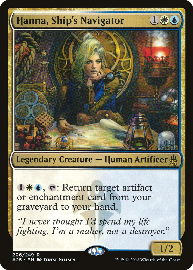 {R} Hanna, Ship's Navigator [Masters 25][A25 206]