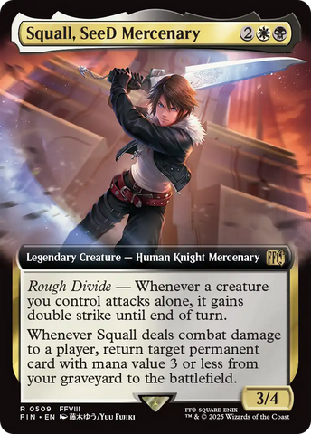 {@R} Squall, SeeD Mercenary (Extended Art) [FINAL FANTASY][FIN 509]