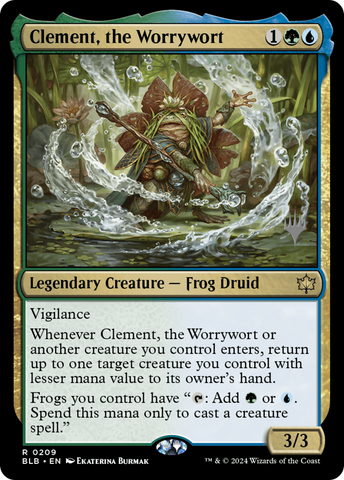 {@R} Clement, the Worrywort (Promo Pack) [Bloomburrow Promos][PP BLB 209]