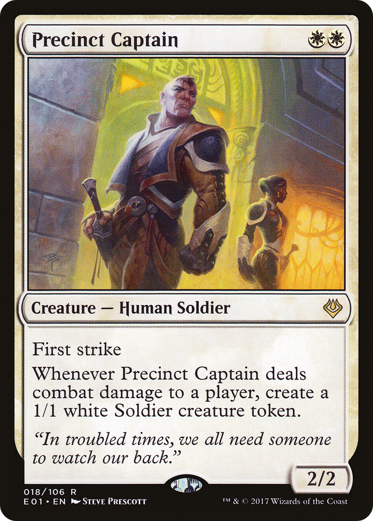 {R} Precinct Captain [Archenemy: Nicol Bolas][E01 018]